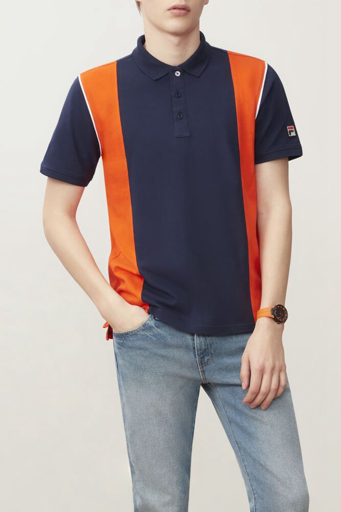 Fila Polo Aberdeen Mens Navy - India YNC-579248